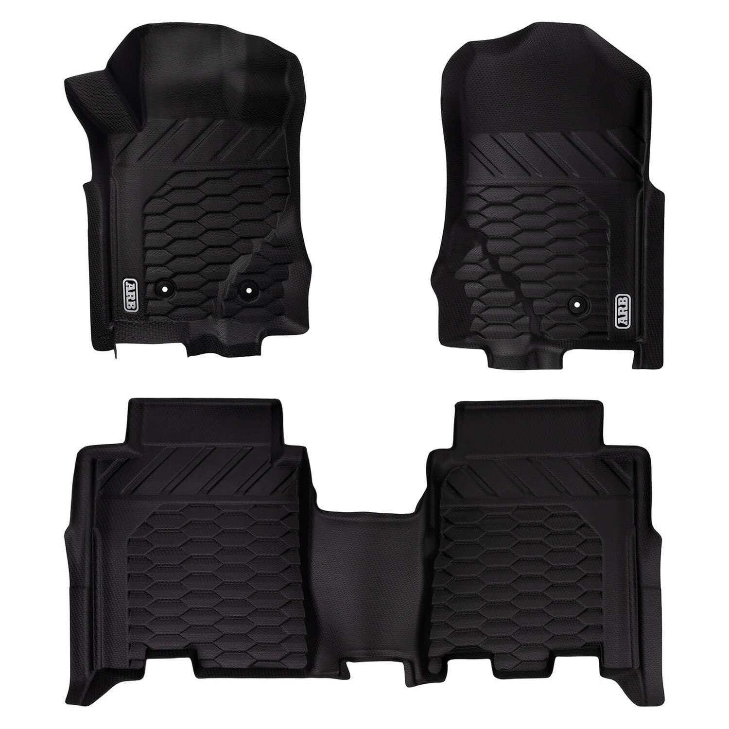 ARB 2021+ Ford Bronco Front & Rear Floor Mats - Black thumbnail 3