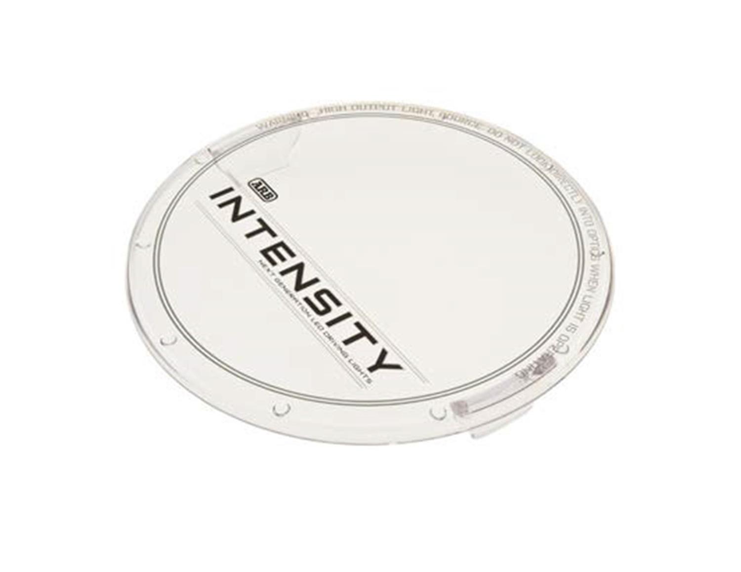ARB Auxiliary Light Covers 968CC Cover, Round, Polycarbonate, Clear, IPF Logo, IPF 968 Series, Pair