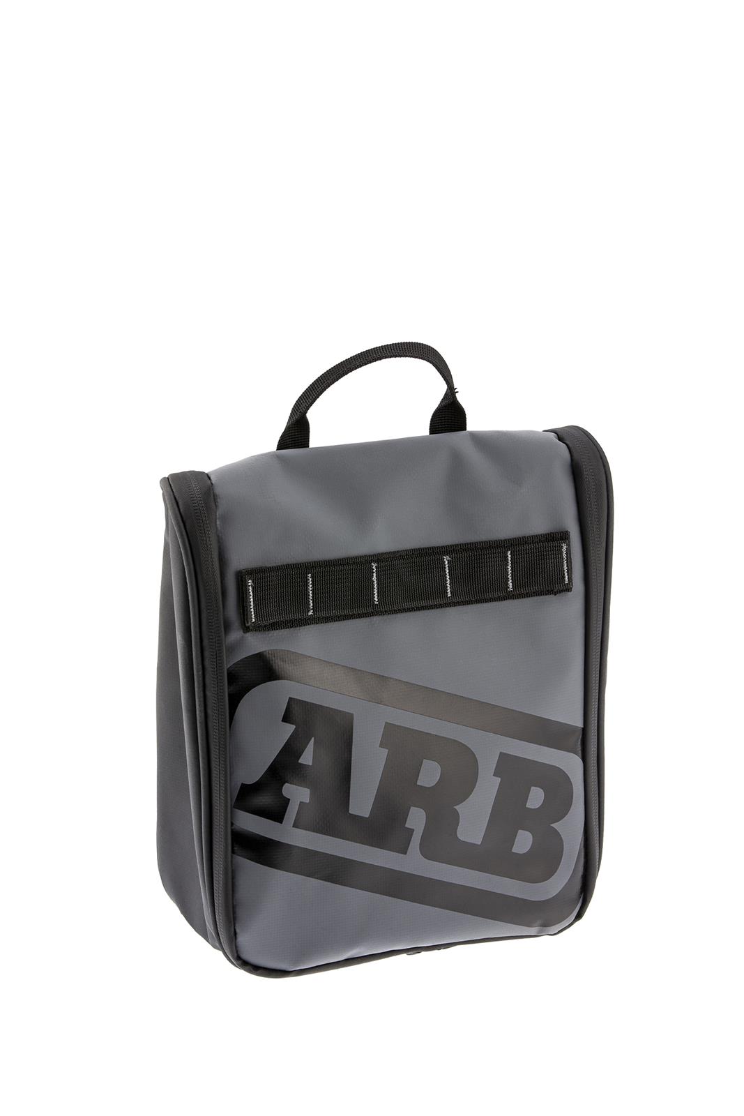 ARB Toiletries Bag Charcoal Finish w/ Red Highlights PVC Outer Shell Mesh Pockets Mirror thumbnail 6