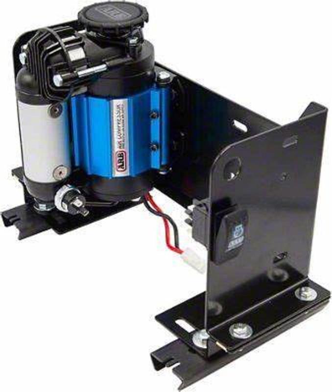 ARB On-Board High Performance Air Compressors for 2018-2024 WRANGLER - CKMA12JL1 Compressors,Single Compressor, 12V, 20 Ft. Hose, Battery Clips, Inflation Fittings, Mounting Bracket, Kit thumbnail 2