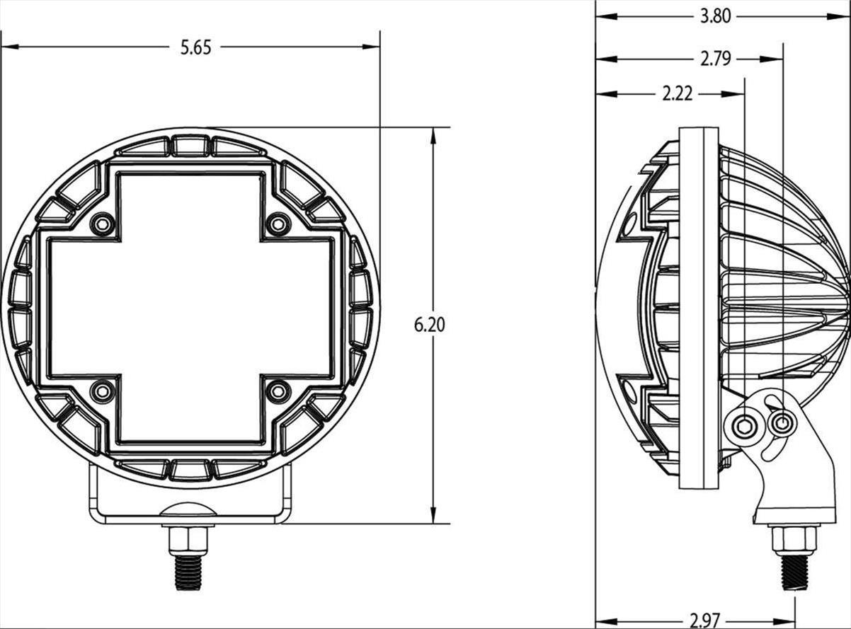 ARB Nacho 5.75in Offroad TM5 Racer LED Light Set thumbnail 5