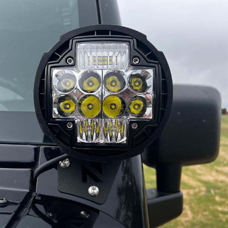 ARB Nacho A-Pillar Light Mounts V2JK1 Mount JK A Pillar TM5 thumbnail 4