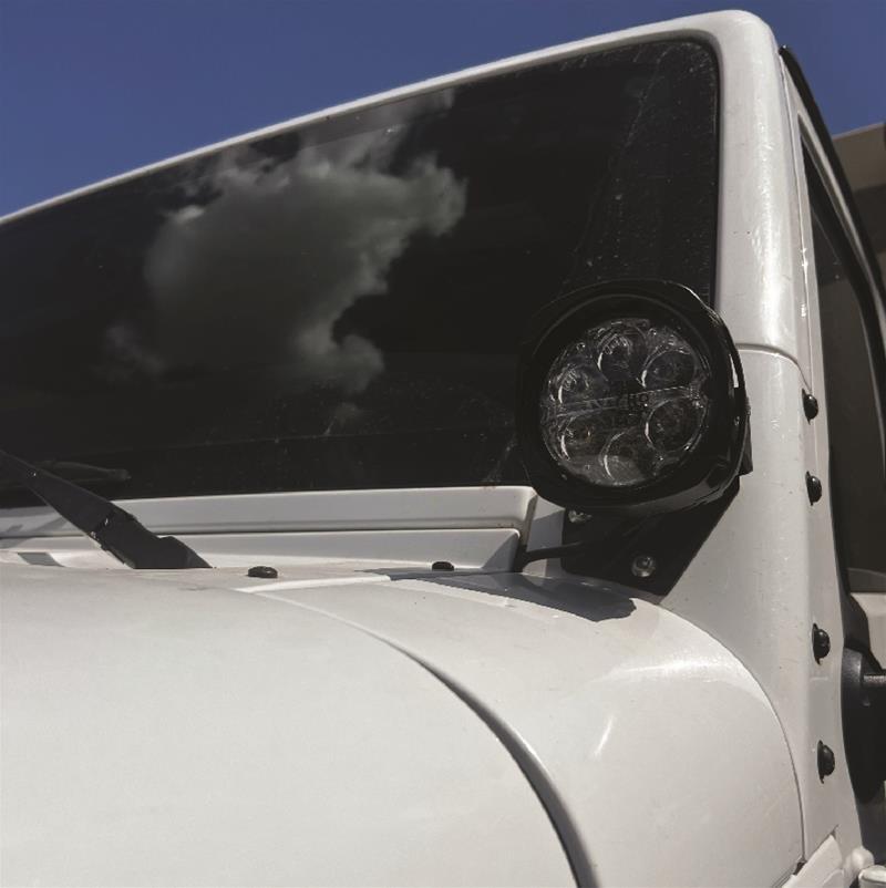 ARB Nacho A-Pillar Light Mounts V3JK2 Mount Jeep JK A Pillar / Ditch Mount for Quatro thumbnail 2