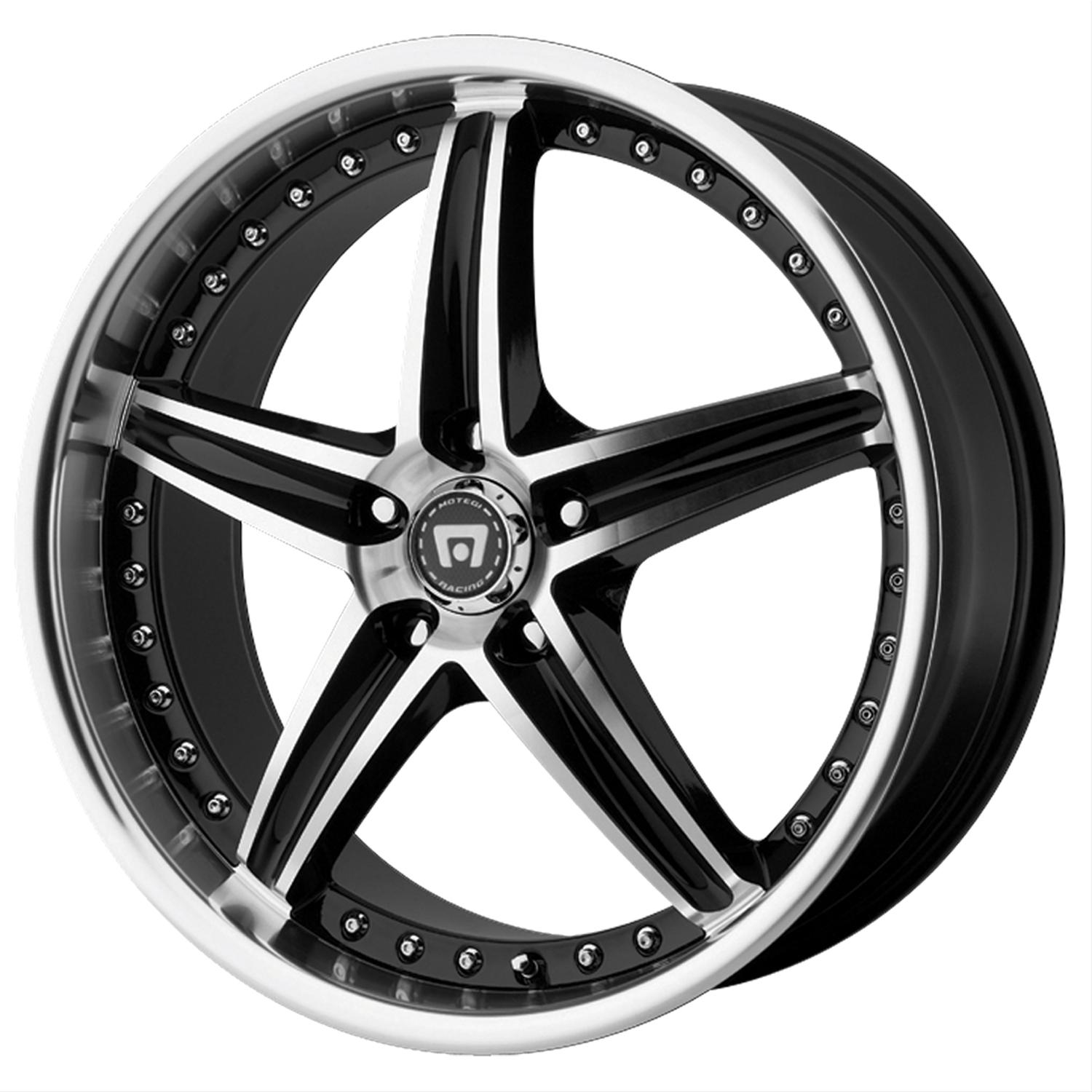 Motegi Racing Performance Wheels MR10767012345 Motegi Black MR107