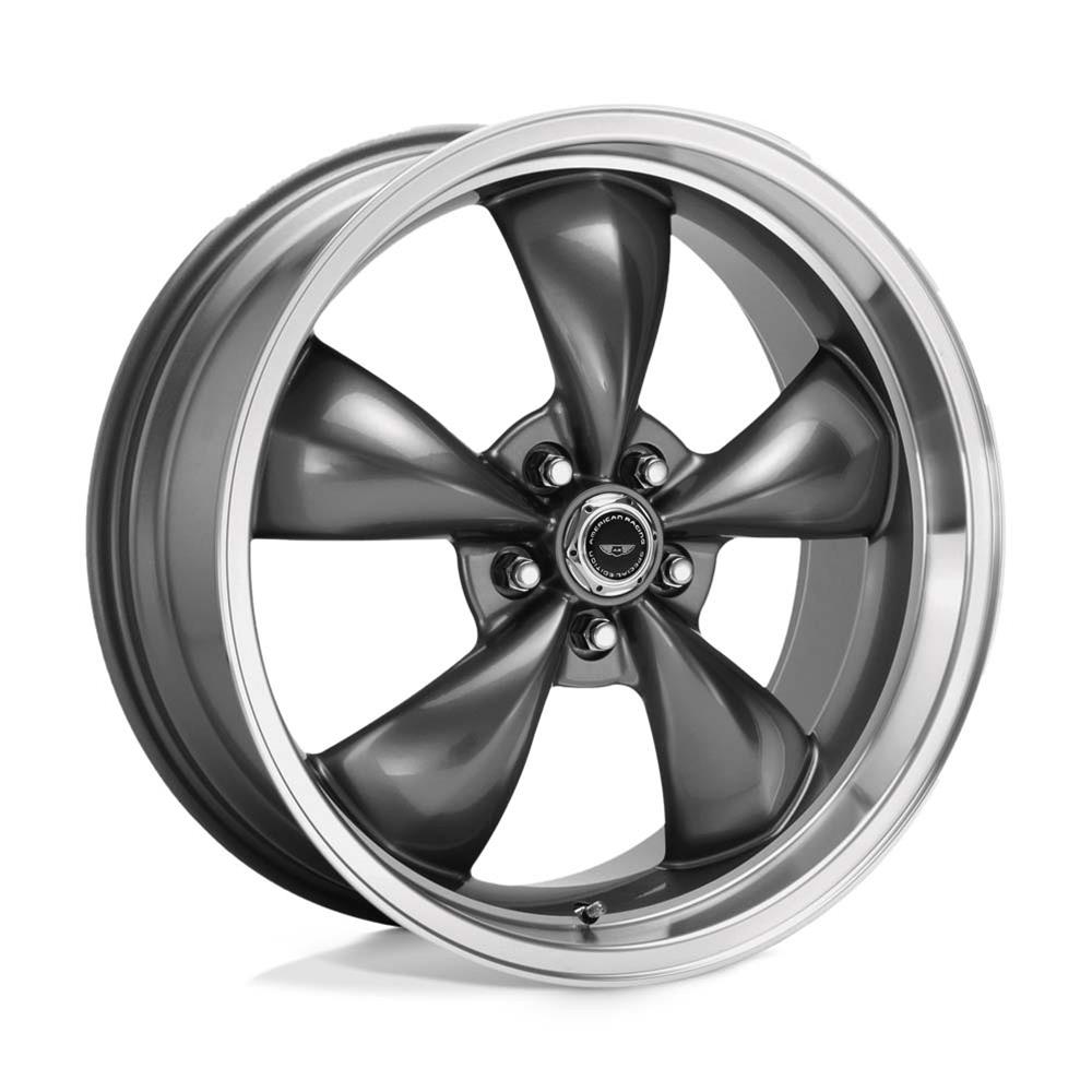 American Racing AR105 M Torq-Thrust Anthracite Wheels 16x7 Wheel, M, Aluminum, Gloss Gray, 16 in. x 7.0 in., 5 x 100mm Bolt Circle, 5.380 in. Backspace