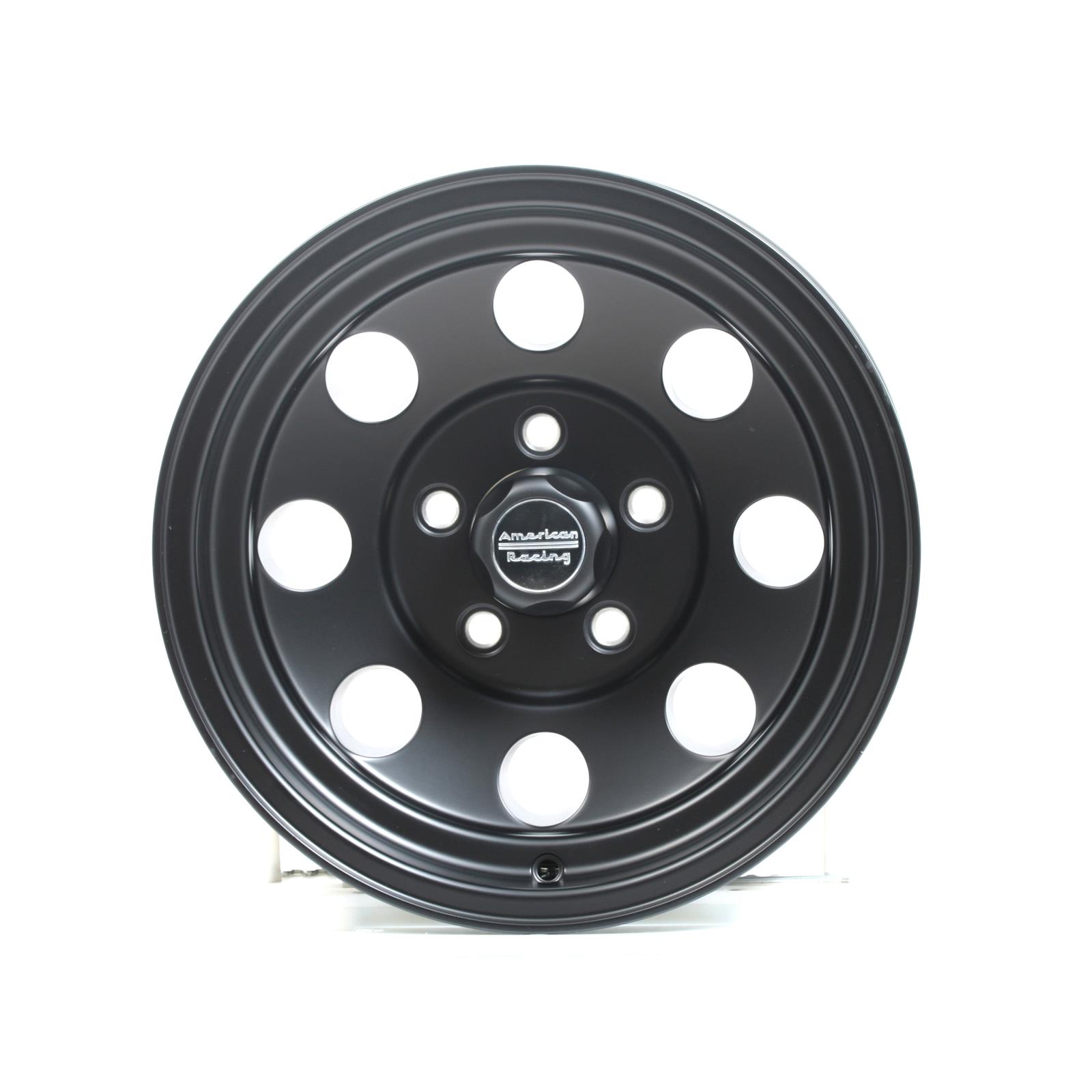 American Racing AR172 Baja Black Wheels 15x7 Wheel, Baja, Aluminum, Matte Black, 15 in. x 7 in., 5 x 4.75 in. Bolt Circle, 3.750 in. Backspace thumbnail 2