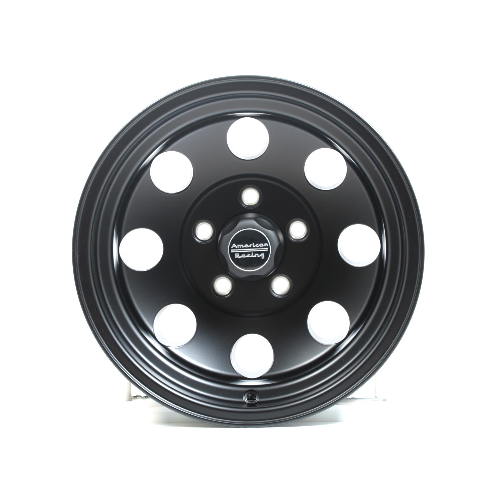 American Racing AR172 Baja Black Wheels 15x8 Wheel, Baja, Aluminum, Matte Black, 15 in. x 8 in., 5 x 4.75 in. Bolt Circle, 3.750 in. Backspace thumbnail 2