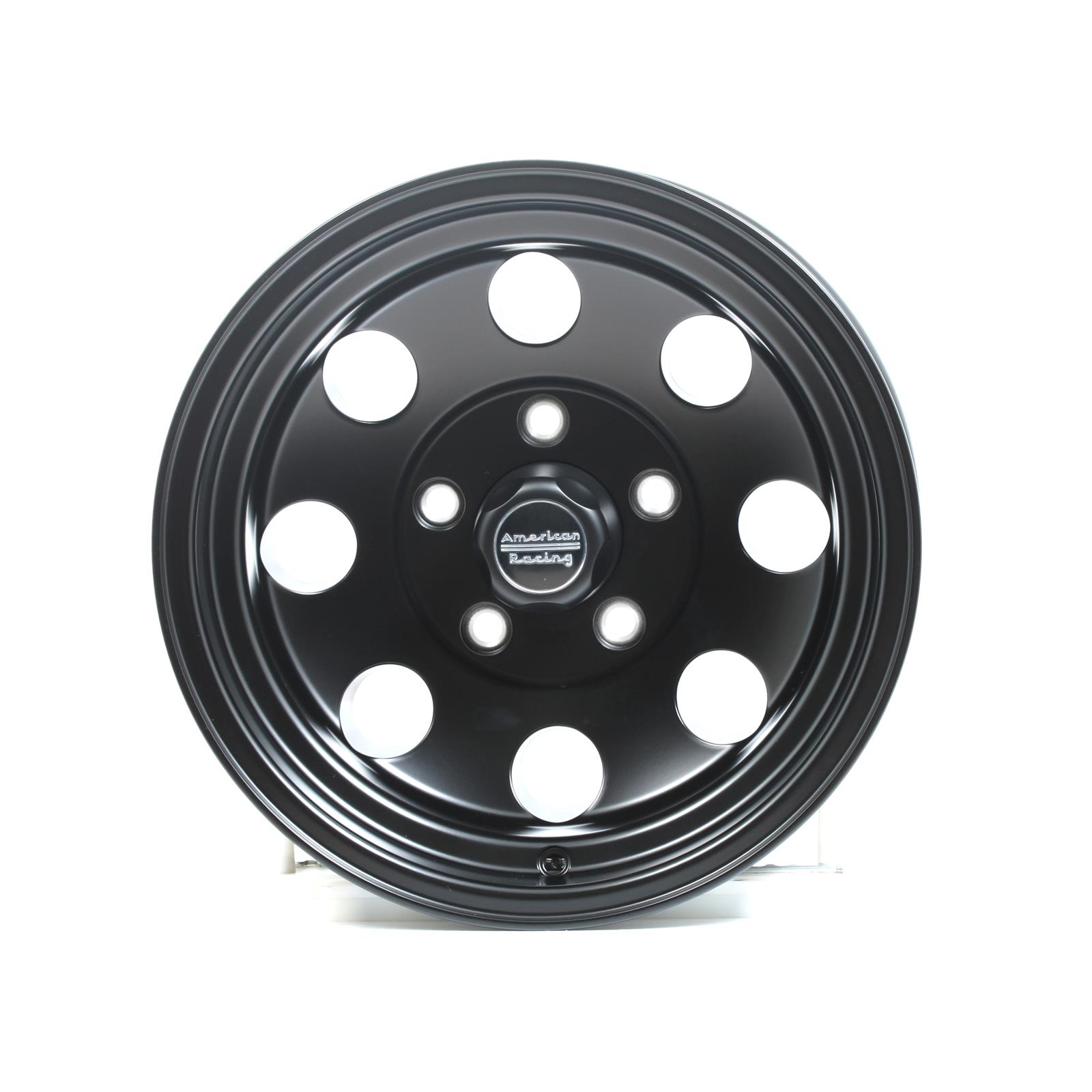American Racing AR172 Baja Black Wheels 15x8 Wheel, Baja, Aluminum, Matte Black, 15 in. x 8.0 in., 5 x 5.00 in. Bolt Circle, 3.750 in. Backspace, Each thumbnail 2