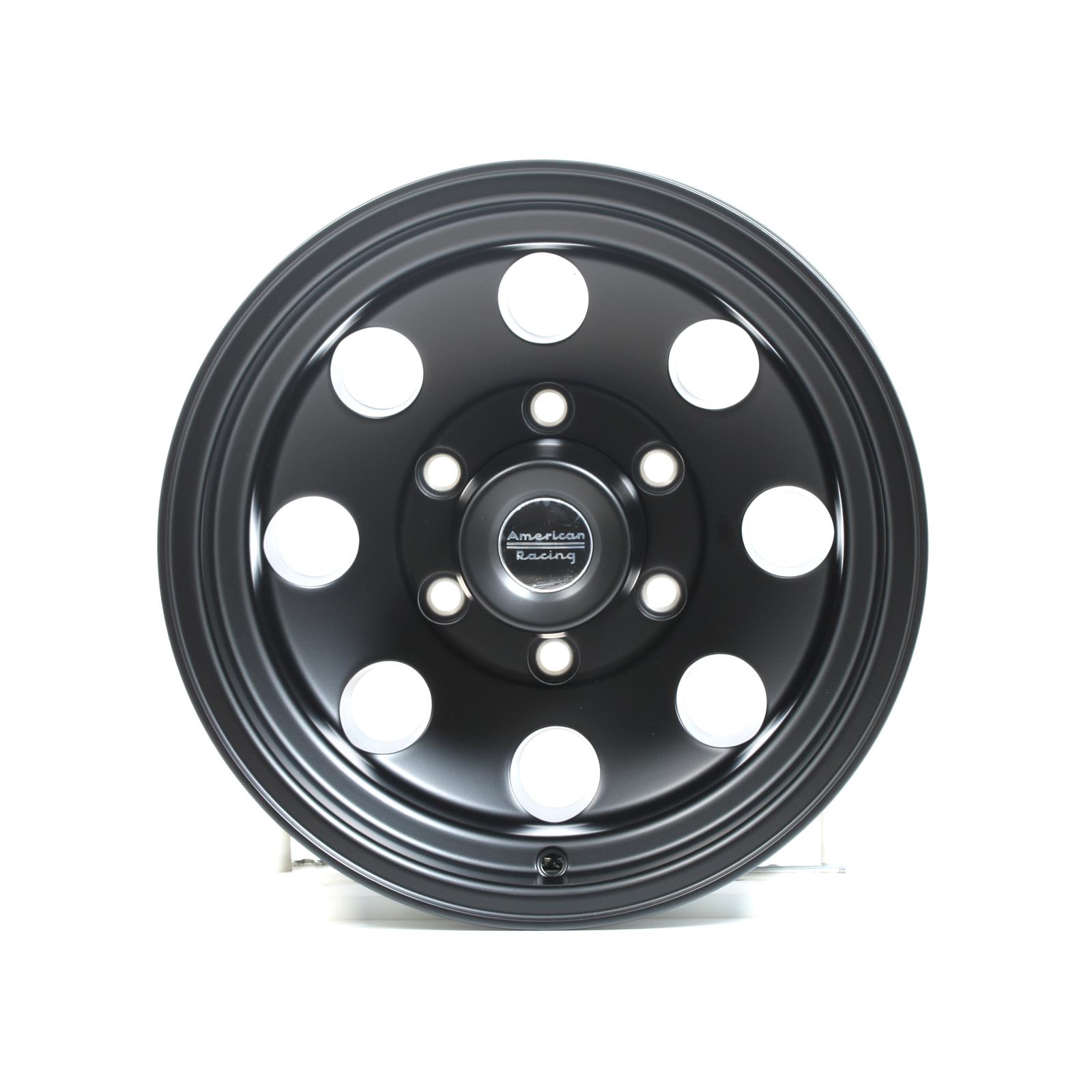 American Racing AR172 Baja Black Wheels 15x8 Wheel, Baja, Aluminum, Matte Black, 15 in. x 8.0 in., 6 x 5.50 in. Bolt Circle, 3.750 in. Backspace, Each thumbnail 2
