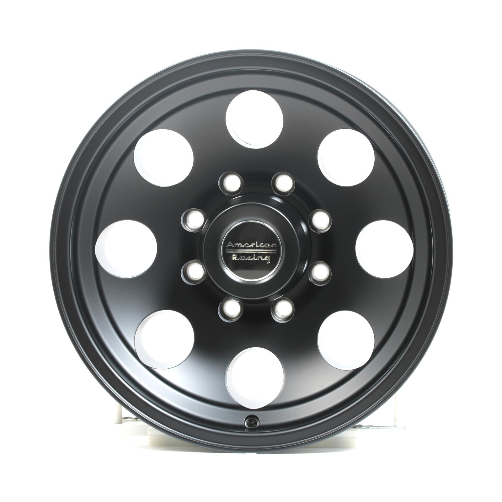 American Racing AR172 Baja Black Wheels 17x9 Wheel, Baja, Aluminum, Black, 17 x 9 in., 8 x 6.50 in. Bolt Circle, 4.530 in. Backspace, Each thumbnail 2