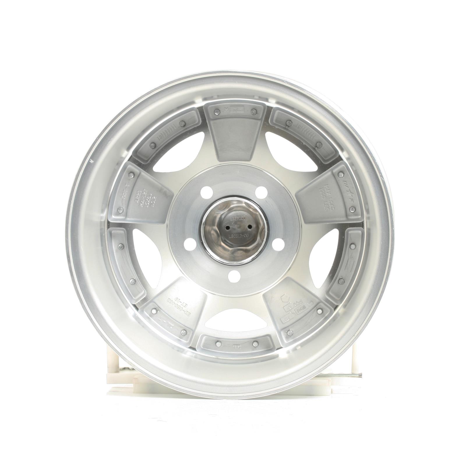 American Racing AR23 Silver Wheels 15x8 Wheel, AR23, Aluminum, Natural, 15 in. x 8 in., 5 x 4.75 in. Bolt Circle, 3.75 in. Backspace, Each thumbnail 2