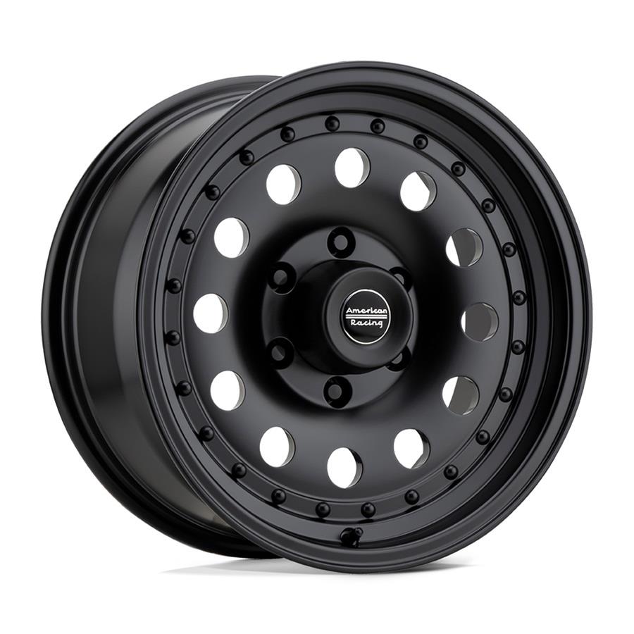 American Racing AR62 Outlaw II Satin Black Wheels 17x8 WHEEL, 17X8 5X5.5 S-BLK 18MM thumbnail 2
