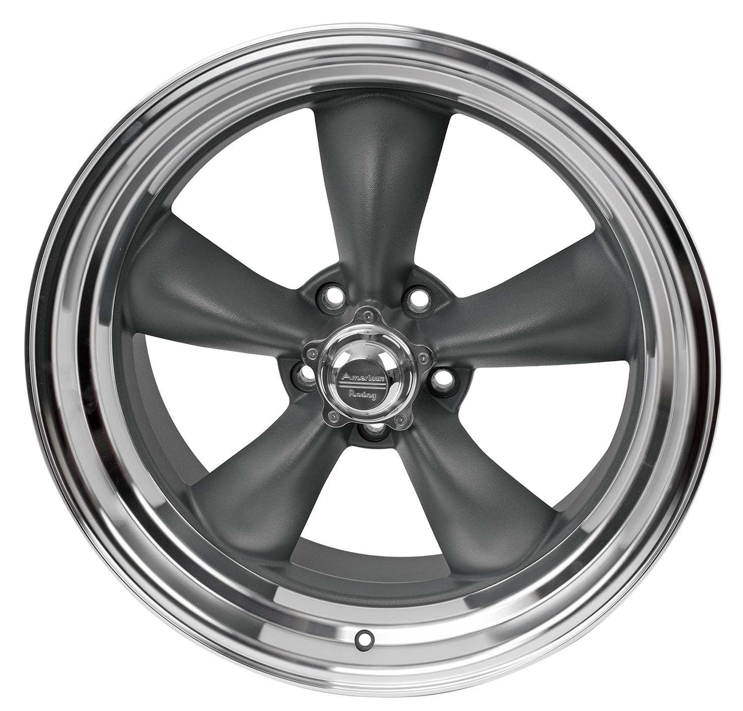American Racing VN215 Gray Classic Torq-Thrust II One-Piece Wheels 20x8 Wheel, II, Aluminum, Matte Gray, 20 in. x 8 in., 5 x 5 in. Bolt Circle, 4.5 in. Backspace, Each