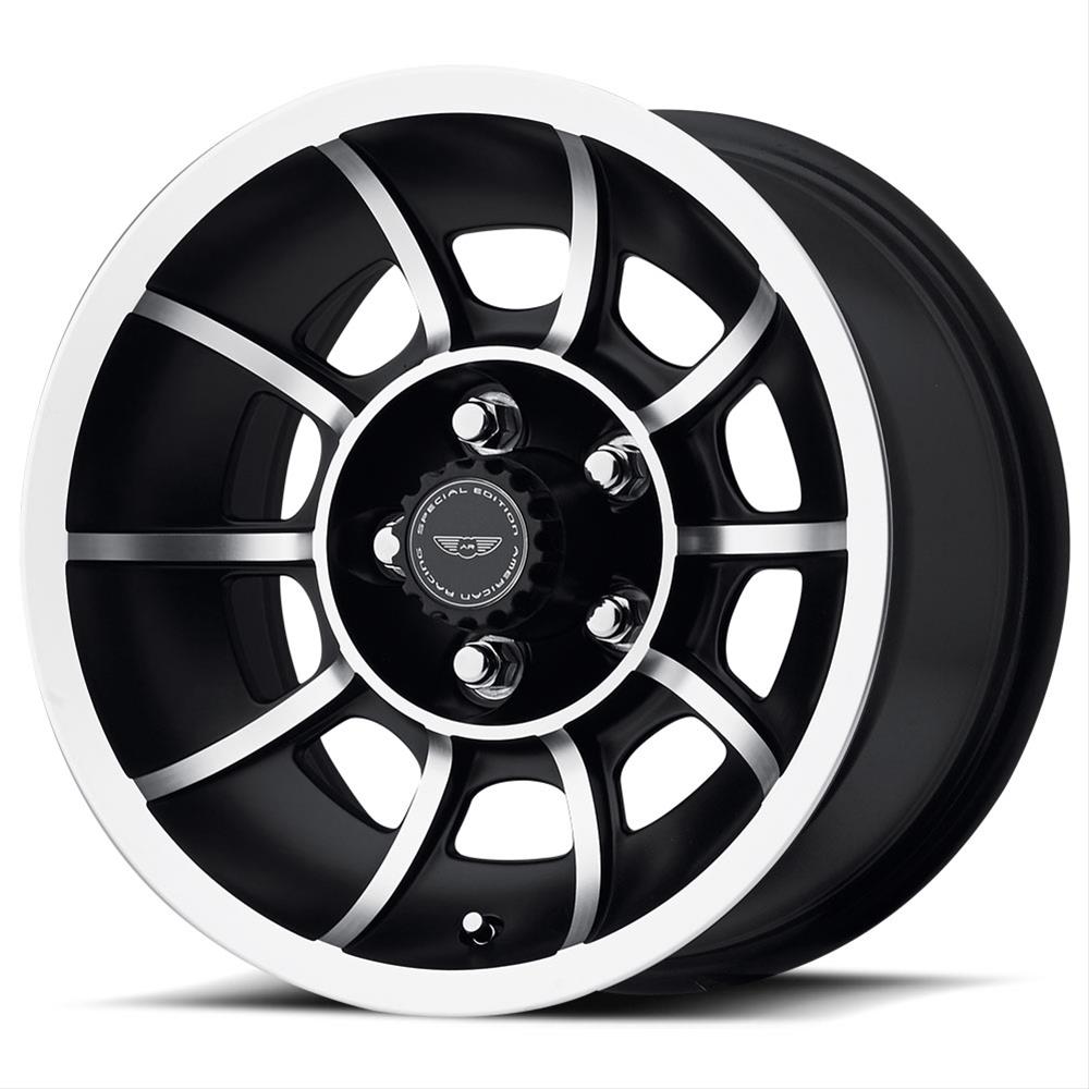 American Racing VN47 Vector Satin Black Machined Wheels