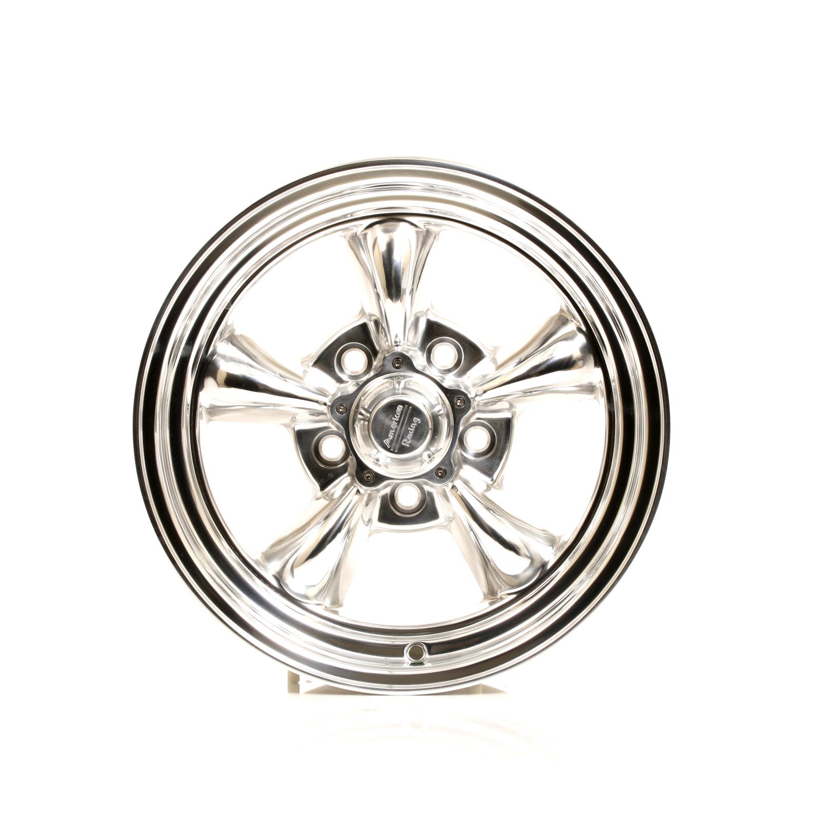 American Racing VN5155461 American Racing VN515 Polished Torq-Thrust II  One-Piece Wheels | Summit Racing