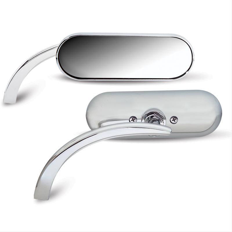 ARLEN NESS 13-406 Arlen Ness Mini-Oval Micro Mirrors | Summit Racing