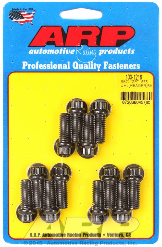 ARP SB Chevy 12pt .875 UHL header bolt kit thumbnail 2