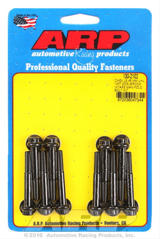 ARP Intake Manifold Bolt Kit GM LS w/Edelbrock Intake ARP Intake Manifold Bolt Kit GM LS w/Edelbrock Intake