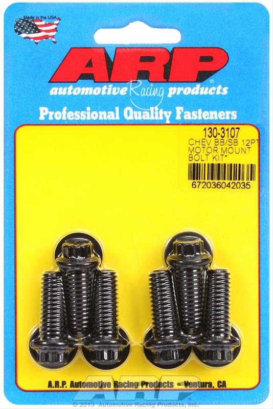 ARP Chevy 12pt Motor Mount Bolt Kit w/ energy suspension Mounts thumbnail 2