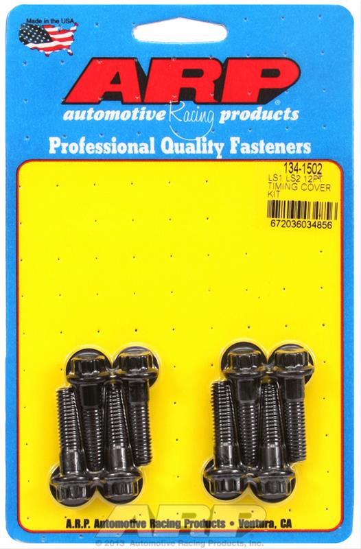 thumbnail image 2 of ARP 2001502 Timing Cover Bolt Kit - Black Oxide, 8740 Chrome Moly, 170,000 PSI | High Strength 2 of 12