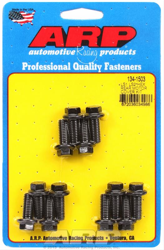 ARP LS1/LS2 Hex Rear Motor Cover Bolt Kit thumbnail 2