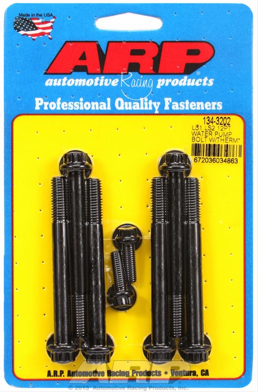 ARP LS1 LS2 12pt Water Pump Bolts w/ Thermostat Housing Bolts Kit thumbnail 2
