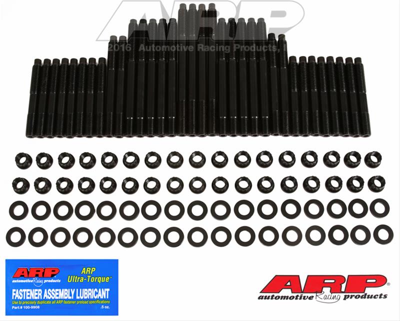 ARP SBC w/Brodix,Rodeck alum block w/23A A head production style Head Stud Kit