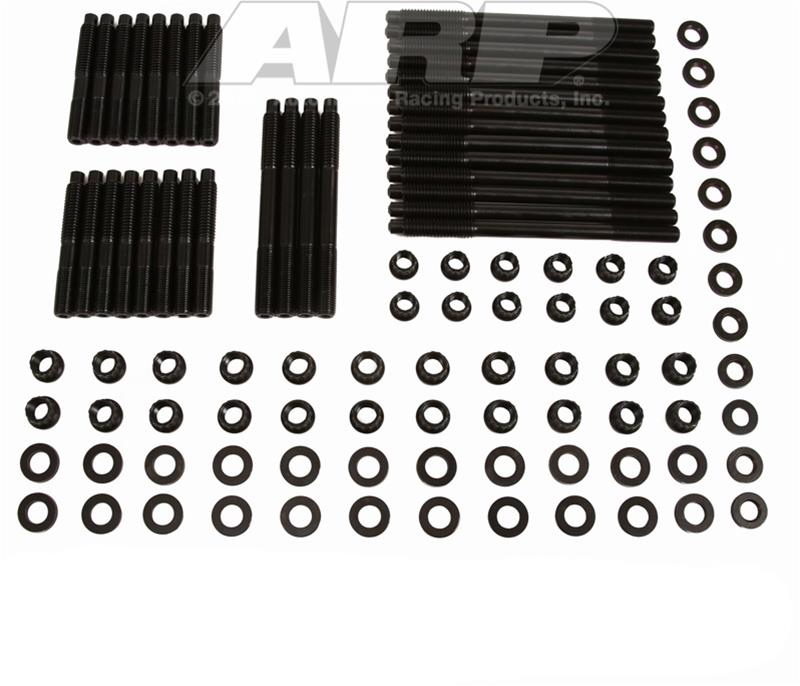 ARP SBC w/Brodix,Rodeck alum Black w/Brodix WT Jones GB2200 Head Stud Kit
