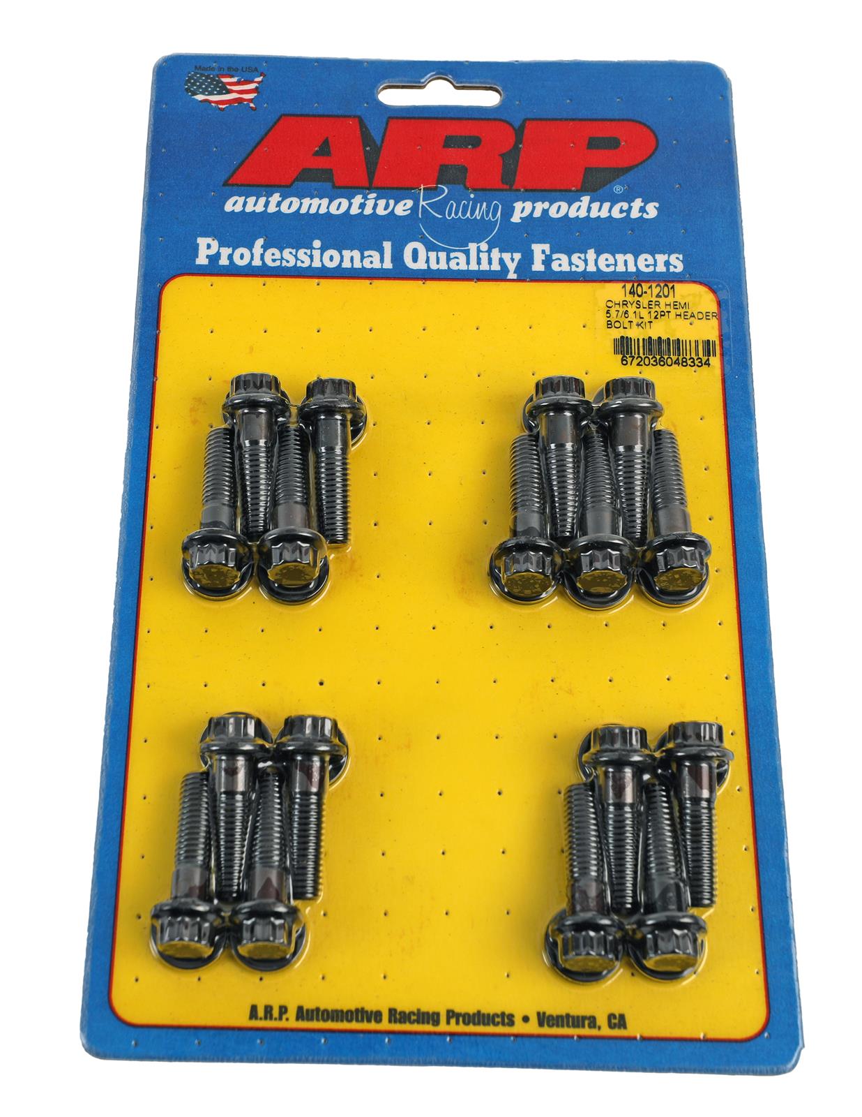 ARP レベクロリング ARP 140-1201 ARP Chromoly Header Bolt Kits | Summit Racing