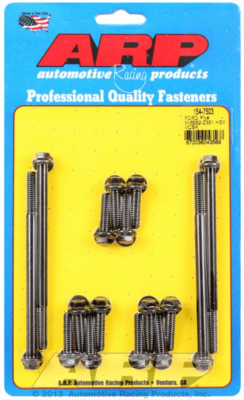 ARP Small Block Ford Hex Valve Cover Bolt Kit thumbnail 2