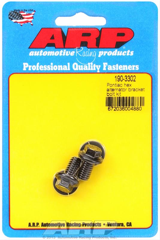 ARP Pontiac Hex Alternator Bracket Bolt Kit thumbnail 2