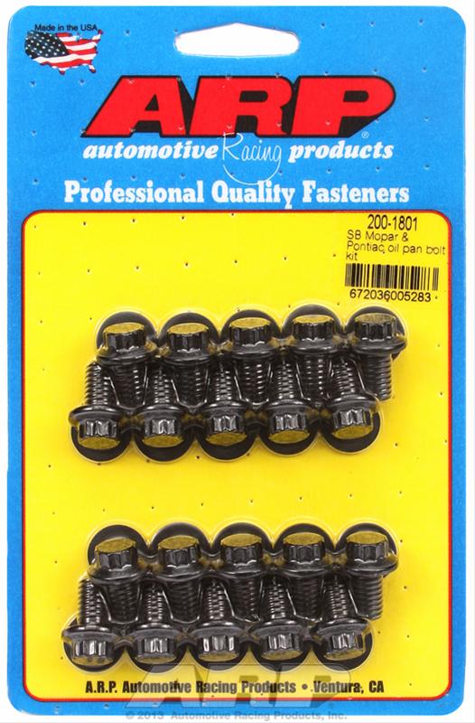 ARP SB Mopar and Pontiac Oil Pan Bolt Kit thumbnail 2