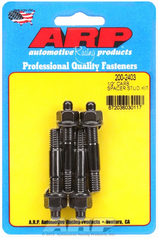 ARP 1/2in Carburetor Spacer Stud Kit 2.225in OAL thumbnail 2