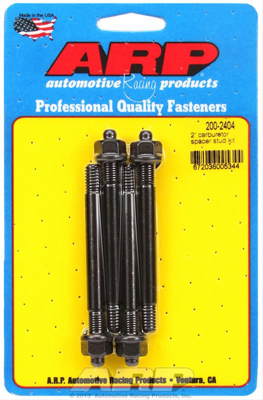 ARP 2in Carburetor Spacer Stud Kit 3.7in OAL thumbnail 3