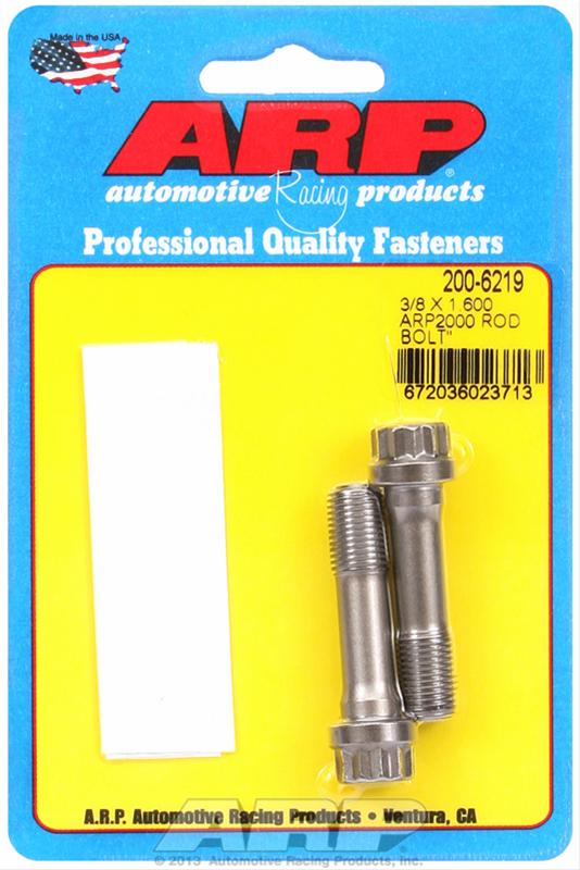 ARP 3/8 inch x 1.6 ARP2000 Rod Bolt Kit thumbnail 2