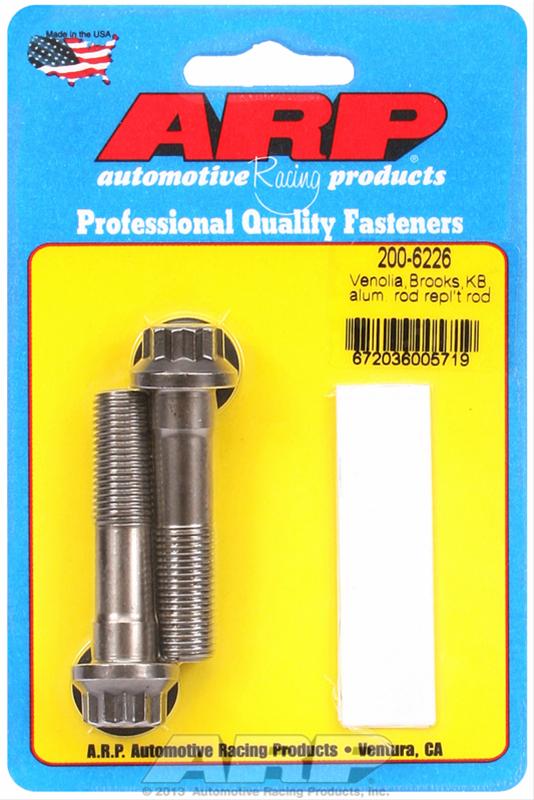ARP Venolia Brooks KB & Aftermarket Replacement ARP2000 rod bolt kit thumbnail 2