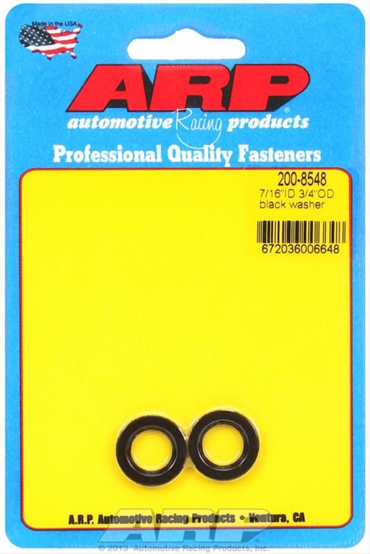 ARP 7/16 ID 3/4 OD black washers