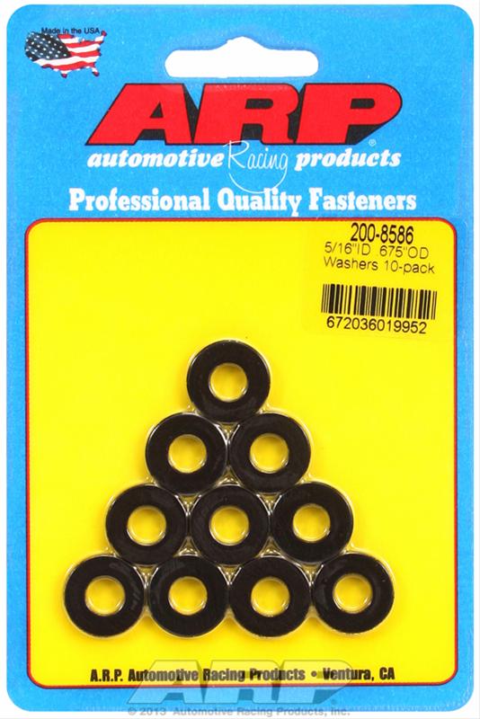 ARP 5/16in ID .675inOD Black Chamfer Washers (10 pack)