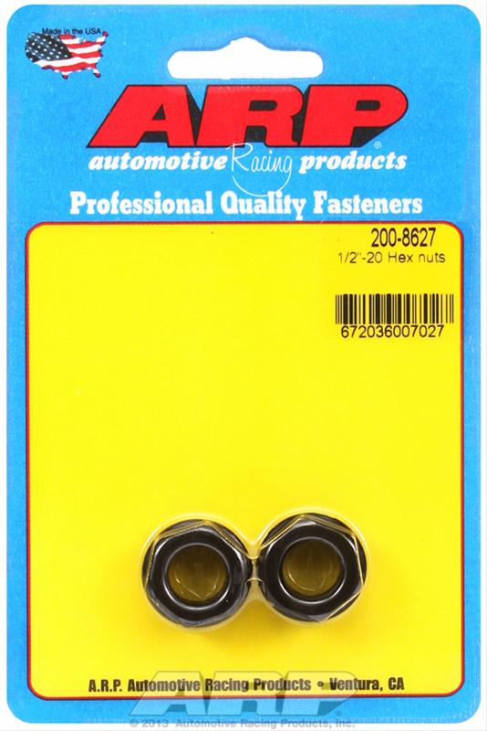 ARP 1/2-20 Black Nut (2 pack)