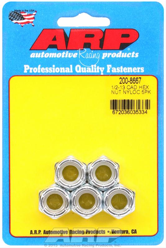 ARP 1/2-13 cad coarse nyloc hex nut kit