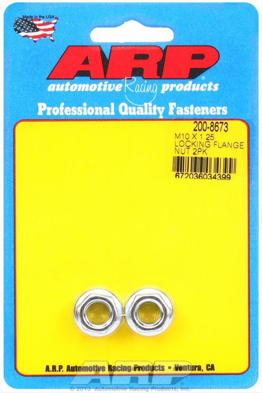 ARP M10 X 1.25 locking flange nut kit