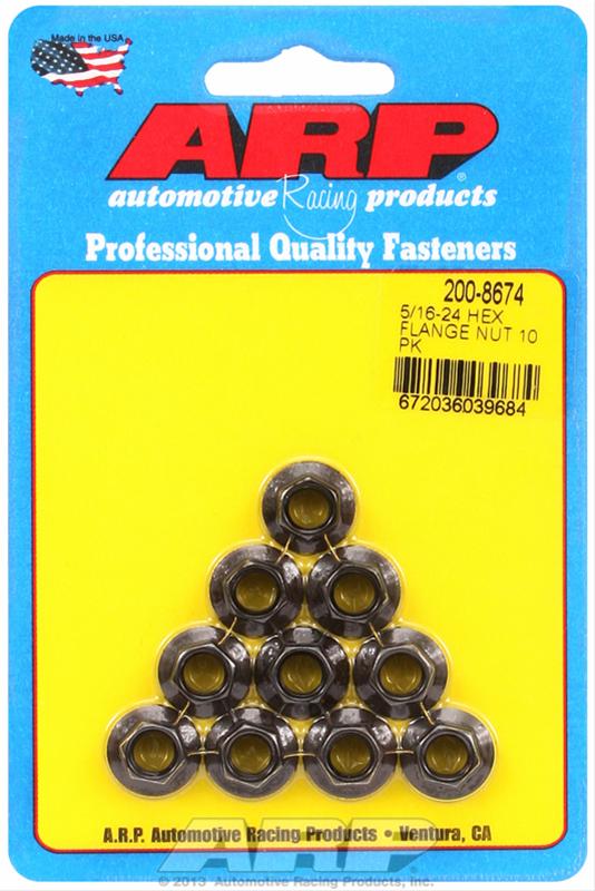 ARP 5/16-24 hex flange nut kit
