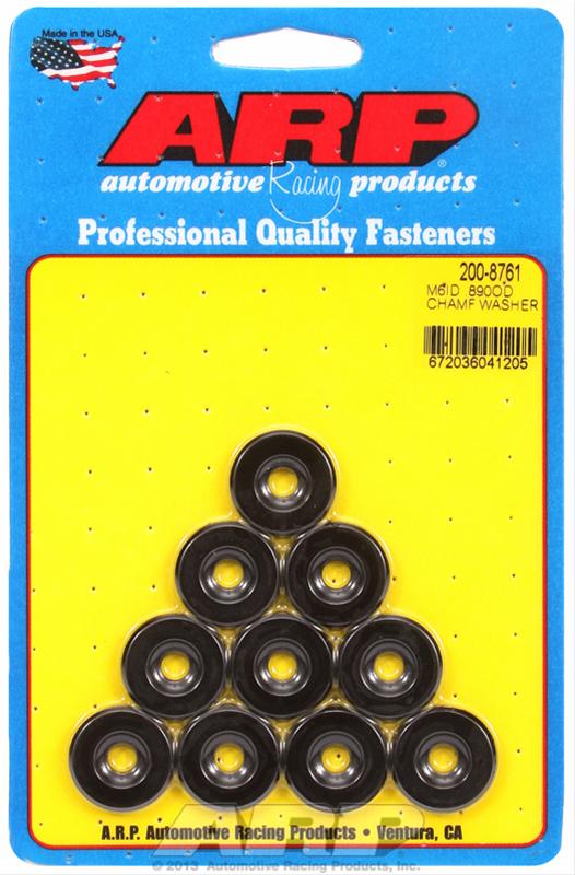 ARP M6 ID .890 OD Black Washers (10 pack)