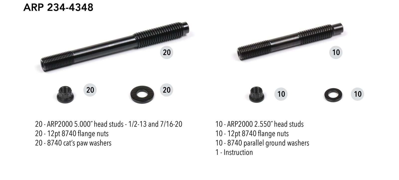 ARP 234-4348 ARP Pro Series Cylinder Head Studs | Summit Racing