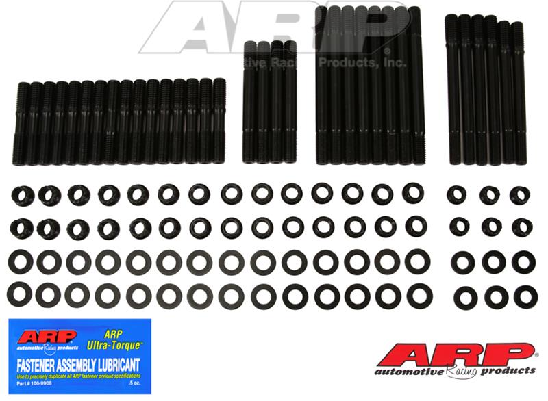 ARP SB Chevy, w/Bowtie alum and cast Black, undercut Head Stud Kit