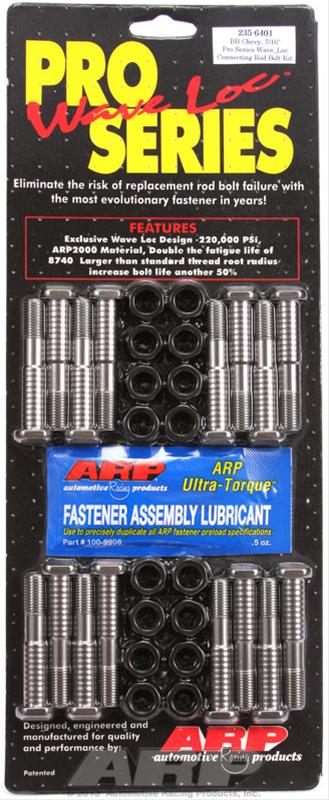 ARP BB Chevy 7/16in pro wave-loc rod bolt kit thumbnail 2