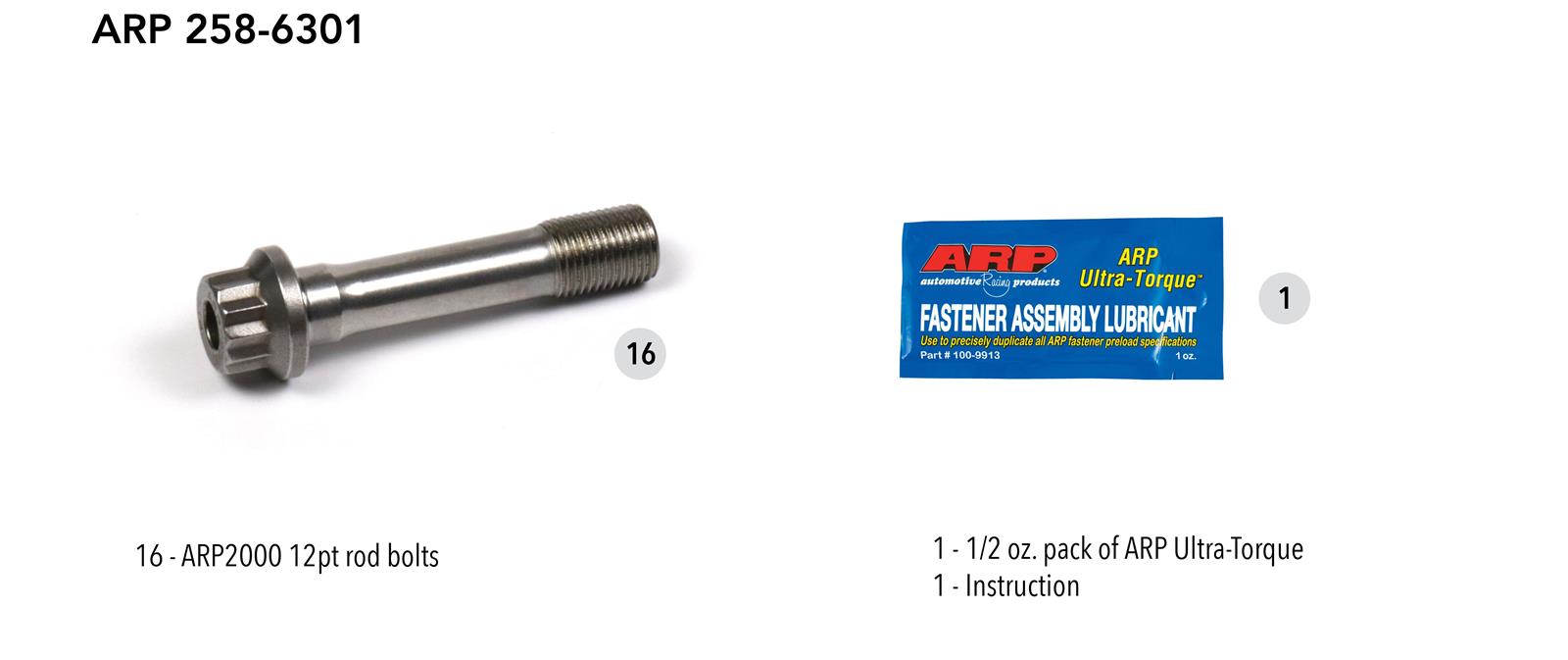 ARP 258-6301 ARP Pro Series Connecting Rod Bolts | Summit Racing
