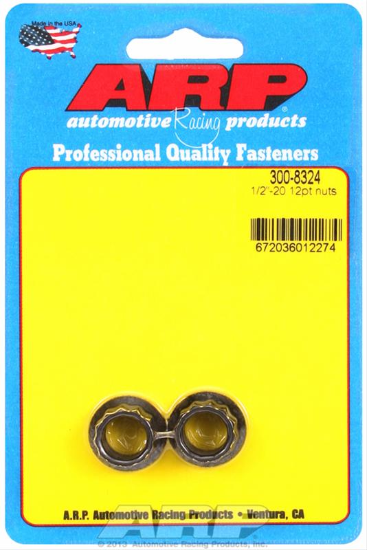 ARP 1/2in -20 12pt Nut Kit (Pack of 2)