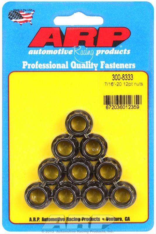 ARP 7/16inch-20 12pt Nut Kit (Pack of 10) thumbnail 2