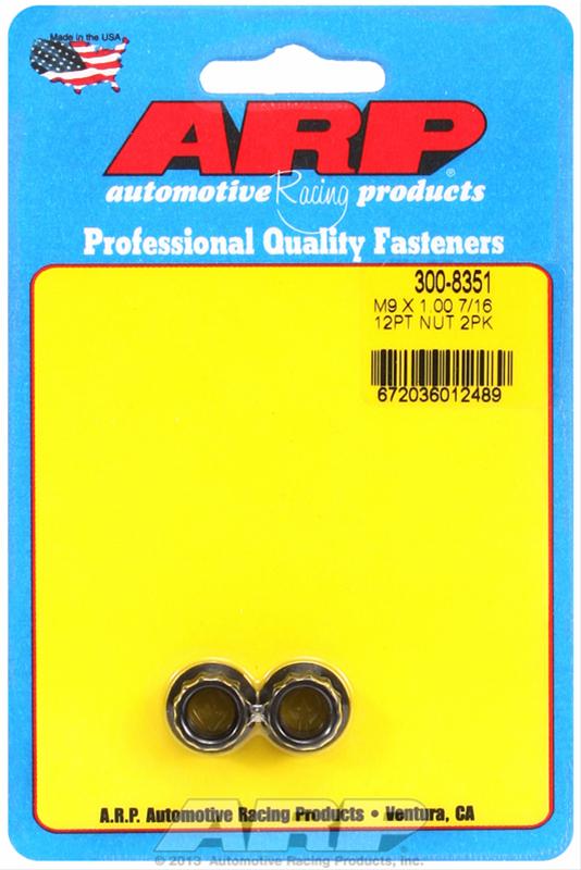 ARP M9 x 1.00 12pt Nut Kit (Set of 2)